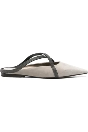 Brunello Cucinelli Schoenen, Dames, , 37 EU, Puntige Balletflats