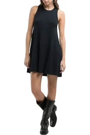 Replay Kleedjes, Dames, Zwart, M, Katoen, Zwarte Jurk Model Dk 3867.000.G23776