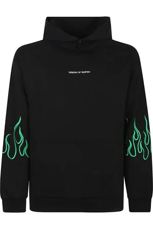 Vision Of Super Sweatshirts & Hoodies, Heren, Zwart, S, Katoen, Zwarte Sweatshirt Comfort Stijl Casual Uitstapjes