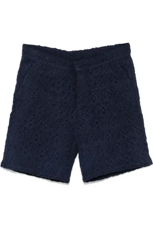 Daily paper Korte broeken, Heren, Blauw, L, Navy Geknoopte Shorts