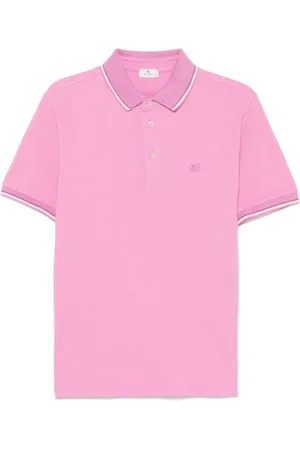 Etro Tops, Heren, Roze, S, Roze T-shirts en Polos