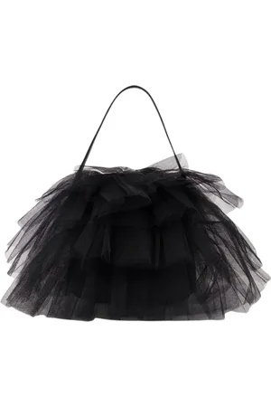 Simone Rocha Tassen, Dames, Zwart, ONE Size, Frilly Tutu Crossbody Tas in Zwart