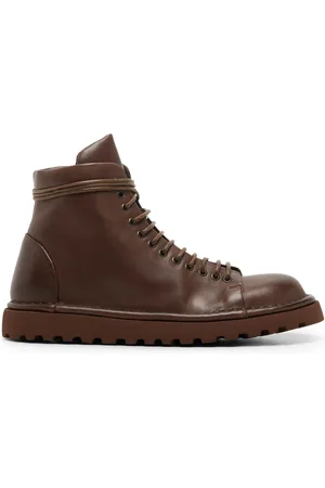 MARSÈLL Schoenen, Dames, Bruin, 37 EU, Leer, Pomice Leren Schoen met San Crispino Constructie