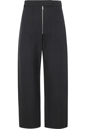 STUDIO NICHOLSON Broeken, Dames, Blauw, S, Wijde Pijp Ritsbroek
