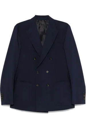 ELEVENTY Jassen, Heren, Blauw, 2Xl, Blauwe Jas met Achterventilatie