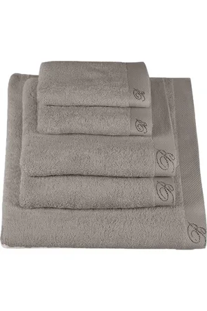 BLUMARINE Interieur, unisex, Bruin, ONE Size, Katoen, Luxe Kristal Handdoek Set