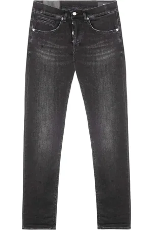 Dondup Jeans, Heren, Zwart, W33, Katoen, Skinny Fit Katoenen Jeans