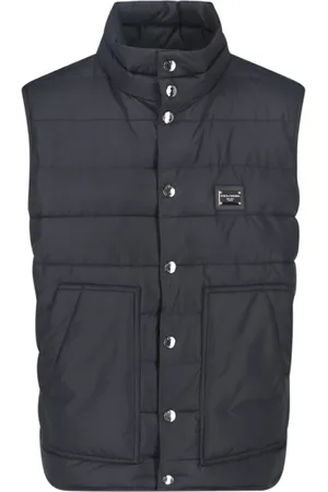Dolce & Gabbana Jassen, Heren, Zwart, S, Zwarte Jassen van Dolce Gabbana