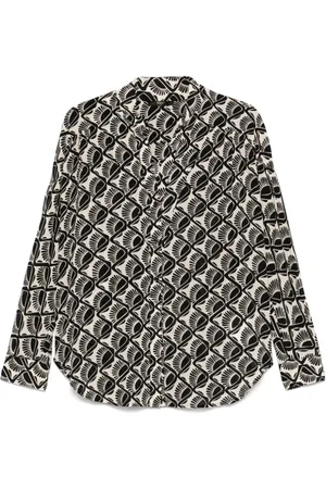 SEVENTY BY SERGIO TEGON Blouses & Shirts, Dames, Zwart, M, Stijlvolle Overhemden Collectie