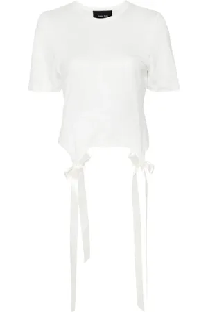 Simone Rocha Tops, Dames, Wit, S, T-Shirts