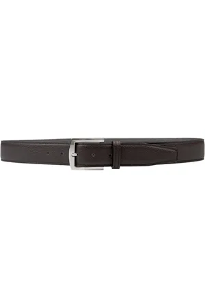 Kiton Accessoires, Heren, Bruin, 95 CM, Leer, Bruin Leren Portemonnee