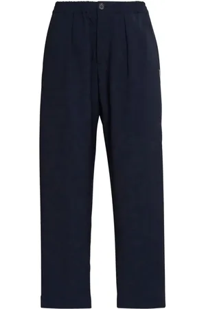 Marni Broeken, Dames, Zwart, M, Wol, Zwarte Wollen Broek