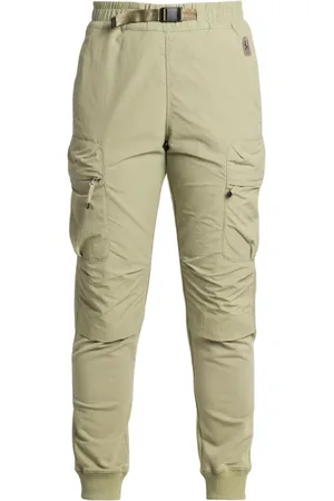Parajumpers Broeken, Dames, Groen, S, Katoen, Katoenen sweatshirt met nylon inzetstukken