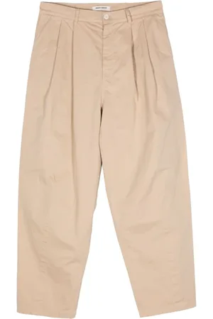 HENRIK VIBSKOV Broeken, Heren, Bruin, M, Katoen, Beige Katoenen Tracking Broek