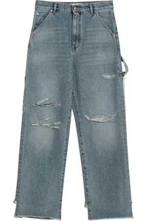 DARKPARK Jeans, Dames, Blauw, W26, Palazzo Style Jeans
