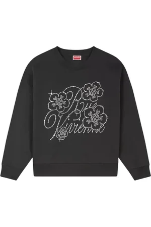 Kenzo Sweatshirts & Hoodies, Dames, Zwart, S, Katoen, Zwarte Constellation Sweater