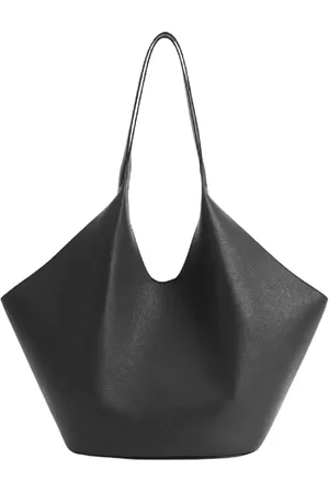 Aesther Ekme Tassen, Dames, Zwart, ONE Size, Leer, Zwarte Phantom Tote Tas