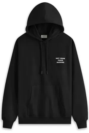 Drôle de Monsieur Sweatshirts & Hoodies, Heren, Zwart, S, Slogan Hoodie