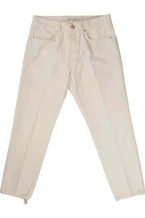 Don the Fuller Jeans, Heren, Wit, W32, Polyester, Polyester jeans wortel ecru stijl