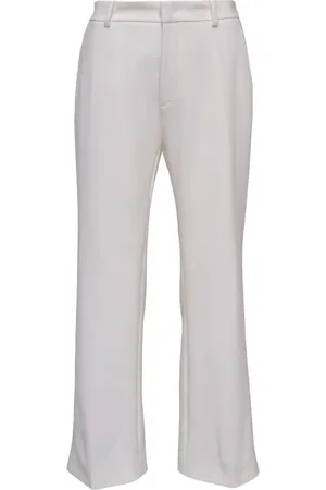 Nº21 Broeken, Dames, Wit, 2Xl, Polyester, Elegante Polyester Broek