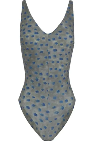 Cortana Badkleding, Dames, Blauw, L, Umi, ciro print badpak