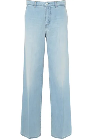Nine In The Morning Jeans, Dames, Blauw, W24, Katoen, Lichtblauwe Boyfriend Jeans Micol