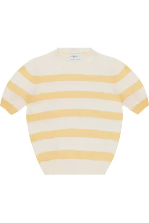 CRUNA Truien, Dames, Veelkleurig, XS, Crème Ronde Hals Sweater