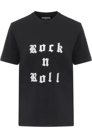 Zadig & Voltaire Tops, Dames, Zwart, S, Rock and Roll Strass Sieraden