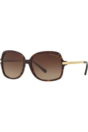 Michael Kors Accessoires, Dames, Bruin, 57 MM, Adrianna II zonnebril