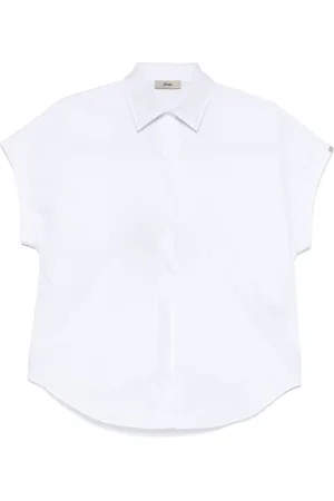 HERNO Blouses & Shirts, Dames, Wit, M, Wit Overhemd voor Mannen