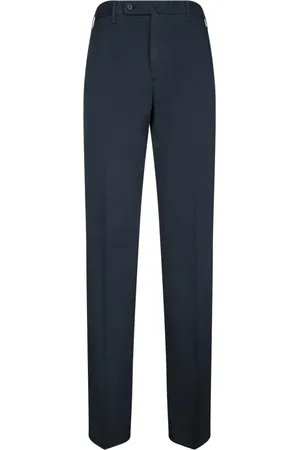 Incotex Broeken, Heren, Blauw, M, Katoen, Batavia Broeken