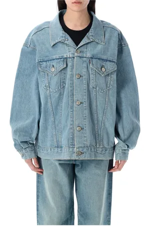 JUNYA WATANABE Jassen, Dames, Blauw, S, Denim, Denim Oversized Jack Indigo Ss 25