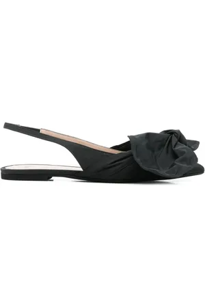 Nº21 Schoenen, Dames, Zwart, 36 1/2 EU, Zwarte platte schoenen Elegant stijl