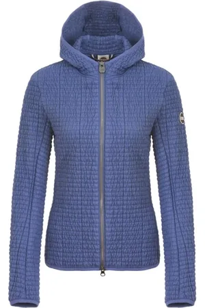Colmar Sweatshirts & Hoodies, Dames, Blauw, M, Polyester, Hooded Stretch Down Jacket