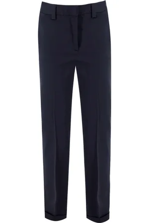 ANTONELLI Broeken, Dames, Blauw, S, Moderne op maat gemaakte broek voor elegantie