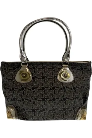 Céline Pre-owned, Dames, Grijs, ONE Size, Tweed, Pre-owned Canvas celine-bags