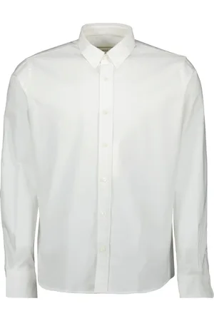 Ami Overhemden, Heren, Wit, XL, Katoen, Hart Vriend Shirt Wit Biologisch Katoen