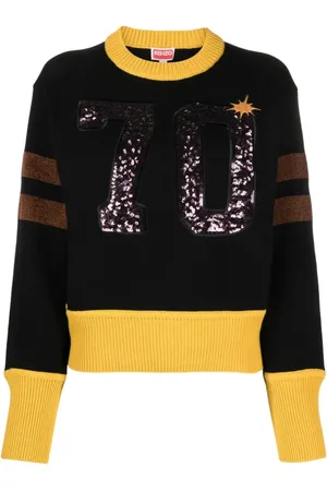 Kenzo Truien, Dames, Veelkleurig, S, Zwarte Pull Style Mode Armband