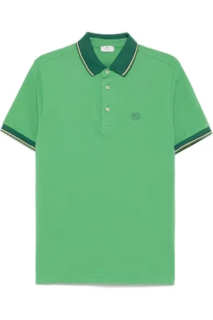 Etro Tops, Heren, Groen, L, Groene T-shirts en Polos