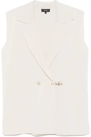 FAY Jassen, Dames, , S, Amandel Mouwloze Sweater