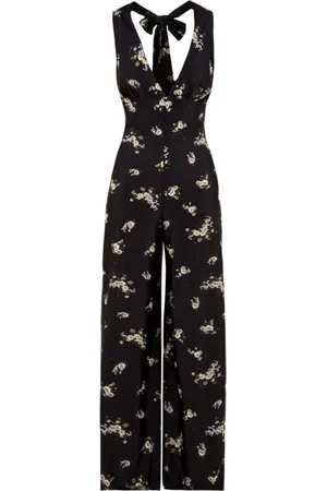 ANIYE BY Jumpsuits & Playsuits, Dames, Zwart, XS, Elegante Jumpsuit Jurk in Zwart