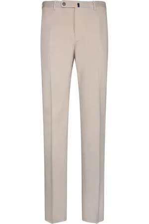 Incotex Broeken, Heren, , L, Katoen, Batavia Broek met Ritssluiting