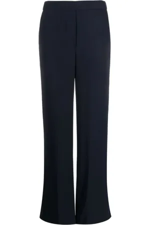 P.A.R.O.S.H. Broeken, Dames, Blauw, S, Polyester, Stijlvolle Blauwe Broek voor Vrouwen