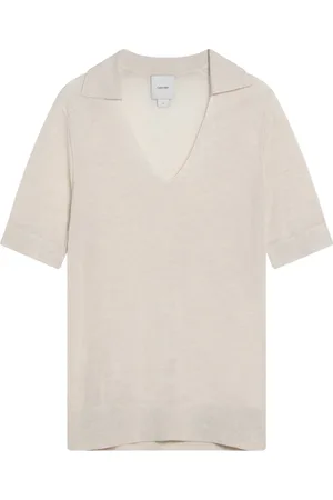 Calvin Klein Tops, Dames, , S, Polo Shirt Korte Mouw