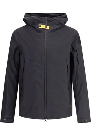 Parajumpers Jassen, Heren, Zwart, L, Polyester, Waterdichte Aso Jas met Verstelbare Capuchon