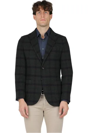 Circolo Jassen, Heren, Groen, L, Black Watch Fabric Jacket