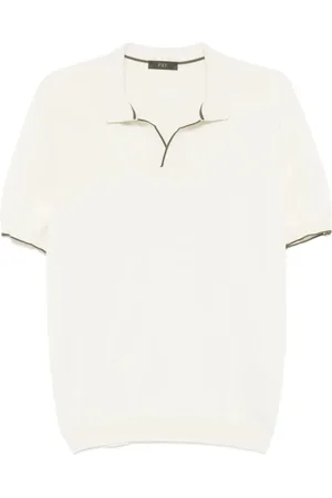 FAY Tops, Heren, , XL, T-shirt met geborduurd logo