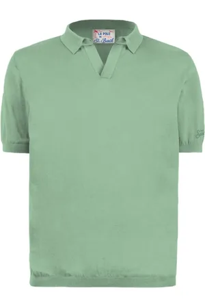 MC2 SAINT BARTH Tops, Heren, Groen, L, Stijlvolle T-shirts en Polos