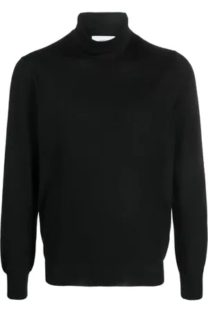 LARDINI Truien, Heren, Zwart, 3Xl, Wol, Stijlvolle Wollen Breisels voor Mannen