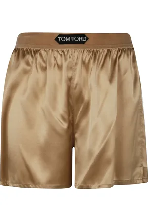 Tom Ford Korte broeken, Dames, , S, Stijlvolle Geweven Shorts voor Vrouwen